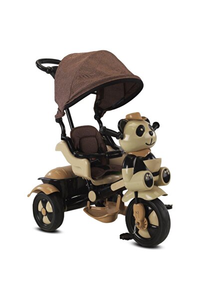 toysclub BABY HOPE 127/A LUX LITTLE PANDA ITMELI BISIKLET KAHVE
