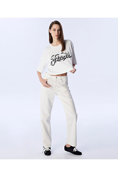 Twist Gofreli Crop T-shırt