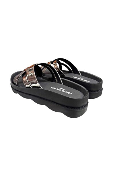 Pierre Cardin Wedge Heel Anatomical Sole Slippers