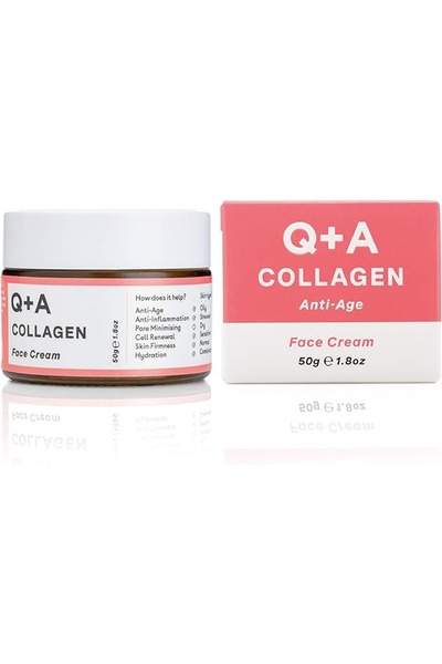 Q+A Collagen Face Cream- Vegetarian Seaweed-Derived Collagen For Anti-Aging &...