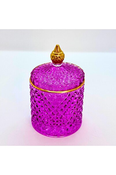 Tırtıl Home Züccaciye Cam Kapaklı Mini Şekerlik