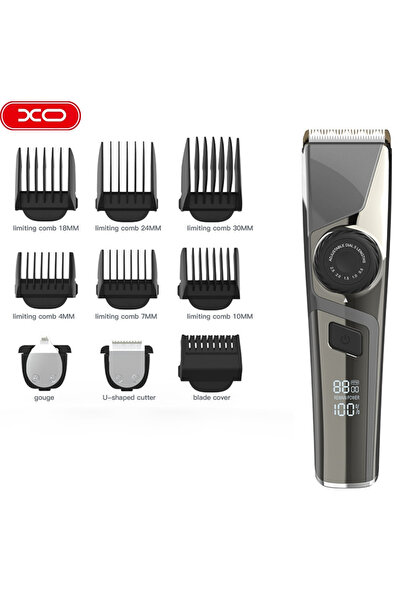 Xo Tıraş Makinesi 9 Başlık,Titanyum Bıçak,Kablosuz,2500mAh Batarya,Sıkışma Ön...