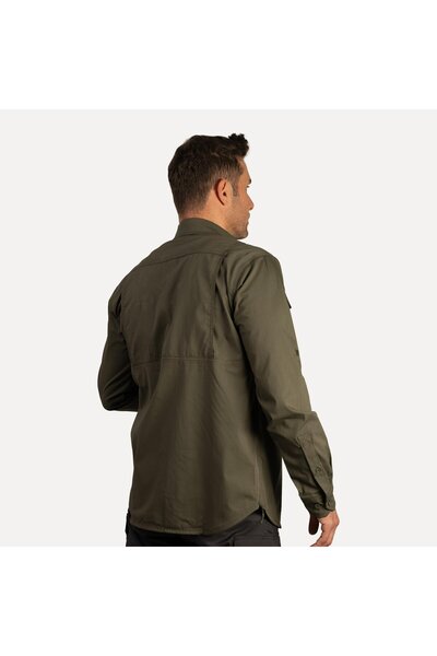 Wolftrap Tactical Yabgu 4-кишенькова чотирисезонна тактична сорочка з довгими рукавами, хакі