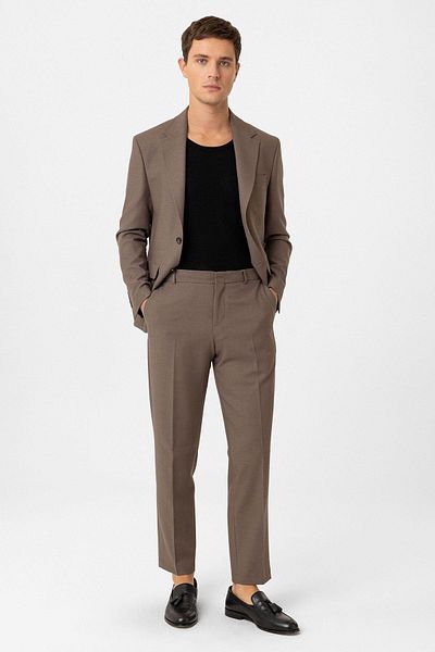 Antioch Brown Slim Fit Classic Men's Suit