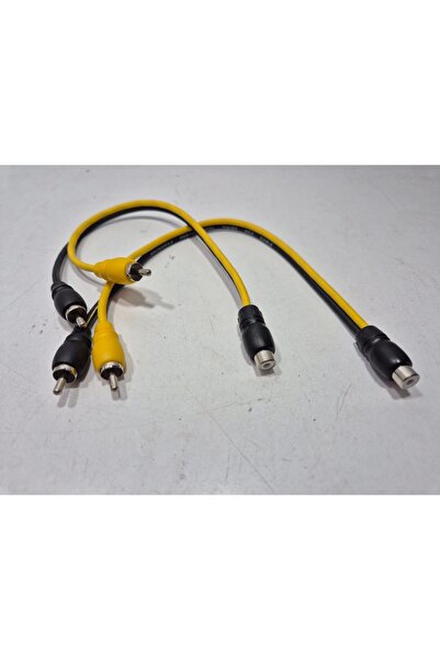 Soundmax Amfi Y Kablo – Kaliteli Oto Anfi Y Kablo – 1 Dişi 2 Erkek Y Kablo – ...