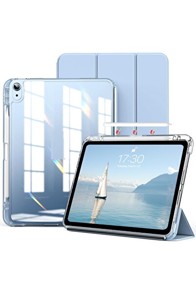 m.tk moveteck İpad 11.nesil A16 11inç/10.nesil 10.9 Kılıf Magnetik Kalem Şarj Bölmeli Arkası Mika Ayrılabilir