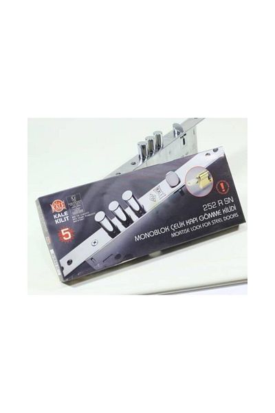 KALE 60mm Nickel Steel Door Lock Monoblock