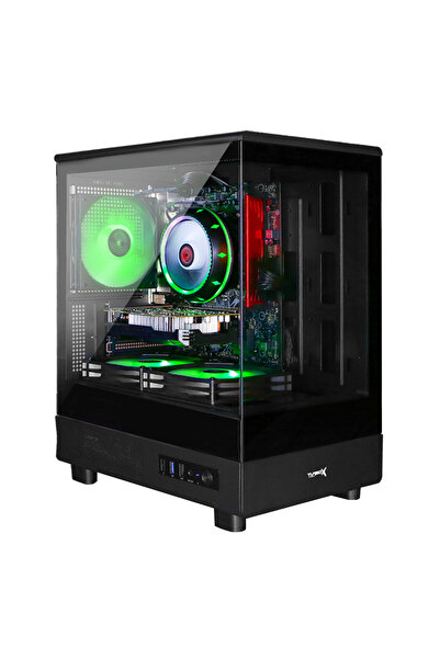 TURBOX Tx6194 i7 6700 32GB Ram 1TB SSD 8GB RX580 23.6 Curved Oyuncu Masaüstü Bilgisayarı