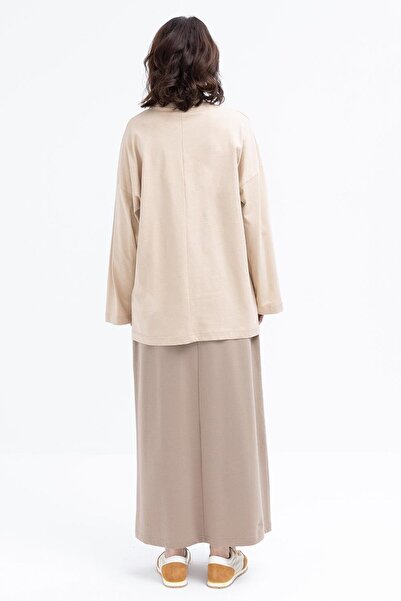 ALLDAY Μπεζ-Γιακά Ριμπ Ιδρώτας