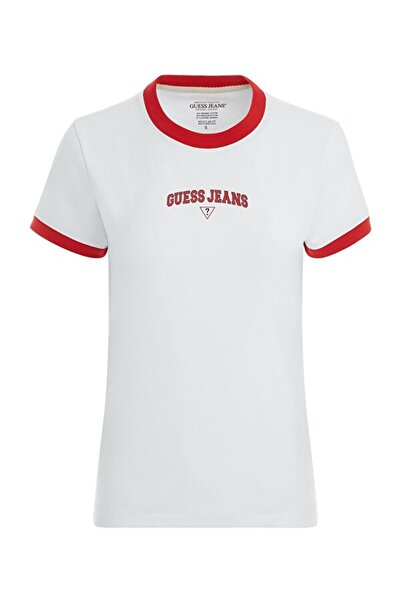 Guess Γυναικείο Κλασικό Μπλουζάκι με Στυλ "
