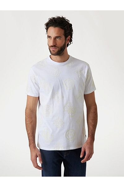 Guess Ss Bsc Peony Men's Regular Fit T-Shirt