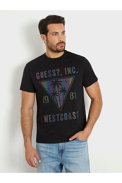 Guess Ανδρικό T-Shirt Slim Fit Iridescent