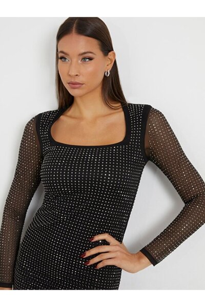 Guess Rhinestones Kadın Elbise