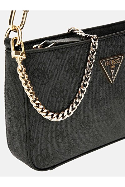 Guess Black chain-detailed shoulder bag