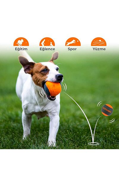 Gigwi Original Tennis Squeaker Ball Dog Toy, 4 Pack