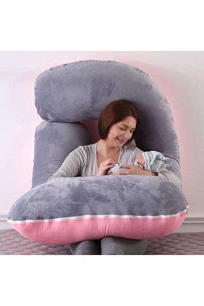 COOYA Pregnancy Pillows, U Shaped Full Body Maternity Pillow for Side Sleeping - Support for Back, Legs