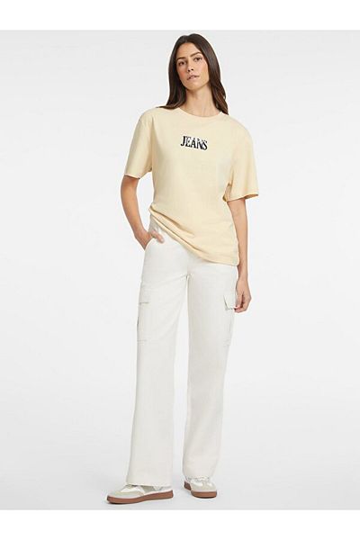 Guess T-shirt Jeans Kadın Boxy Fit