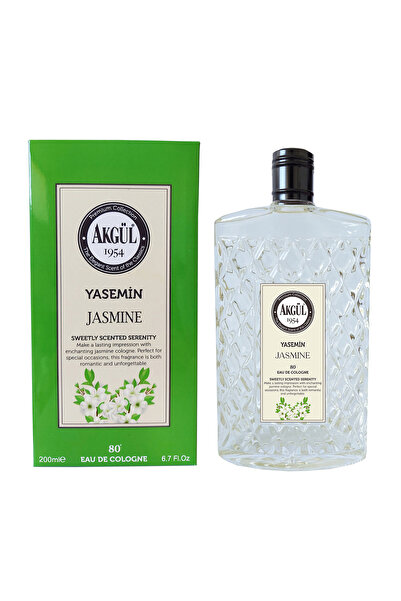 Akgül Yasemin Kolonyası Cam 200 ml