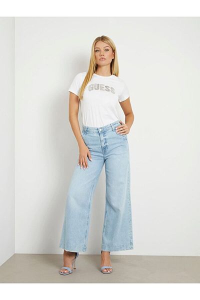Guess Γυναικείο T-Shirt με κανονική εφαρμογή πούλιες