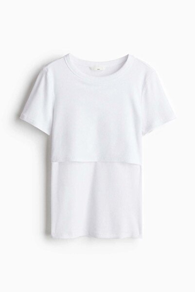 H&M قميص الرضاعة المضلع من MAMA