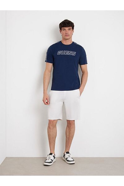 Guess Tricou Arlo Cn Tricou albastru pentru bărbați Z4gı18j1314-g7r1