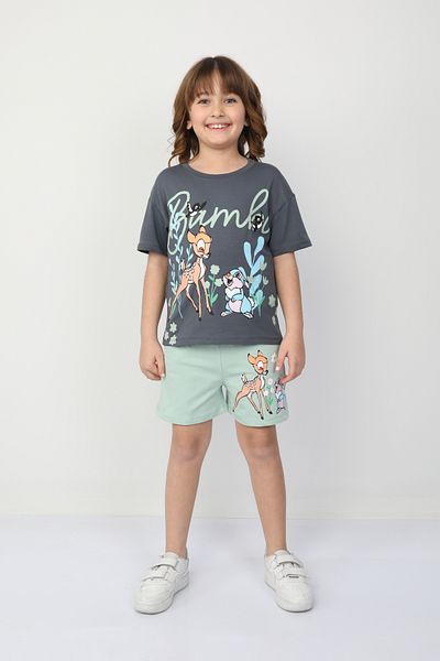 e-çocuk Ceylan Printed Girl's Suit 6531