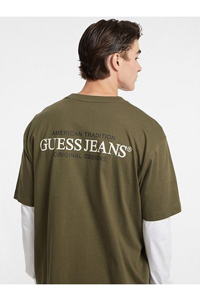 Guess Tricou de blugi oversize pentru bărbați