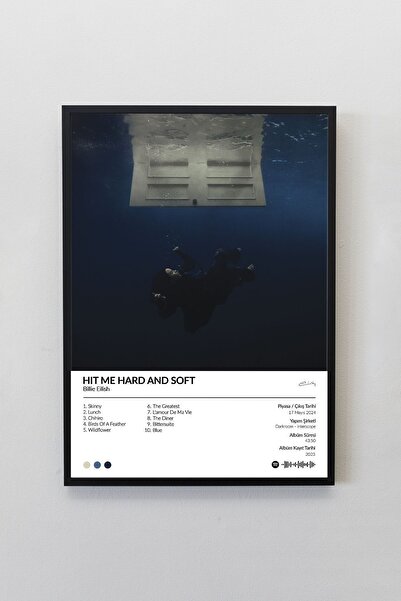 Sticksy Billie Eilish Hit Me Hard And Soft Albümü Çerçevesiz Albüm Tasarımlı ...