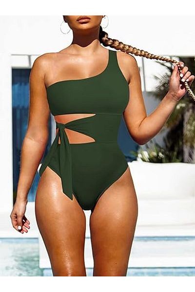 DEEP BEACH Costum de baie cu un singur umăr DB200803MA