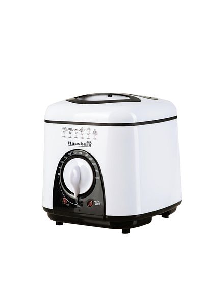 Hausberg Φριτέζα Hb 1320ng, 950 W, 1 L, Λευκό/μαύρο