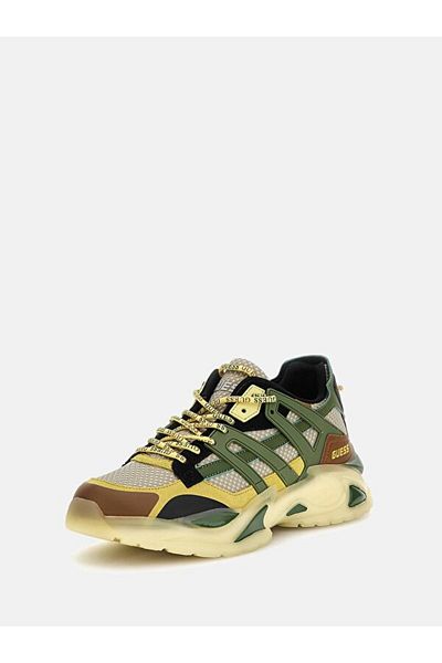 Guess حذاء رياضي جلدي للرجال من Belluno