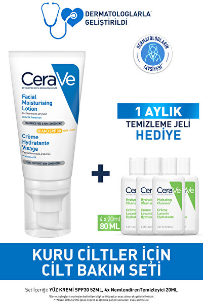 CeraVe Kuru Ciltler İçin Cilt Bakım Seti