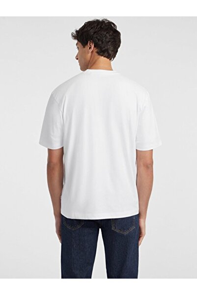 Guess Ανδρικό μπλουζάκι με φαρδιά εφαρμογή τζιν