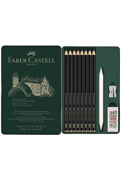 Faber Castell Faber-Castell Pitt matte graphite pencils set of 11