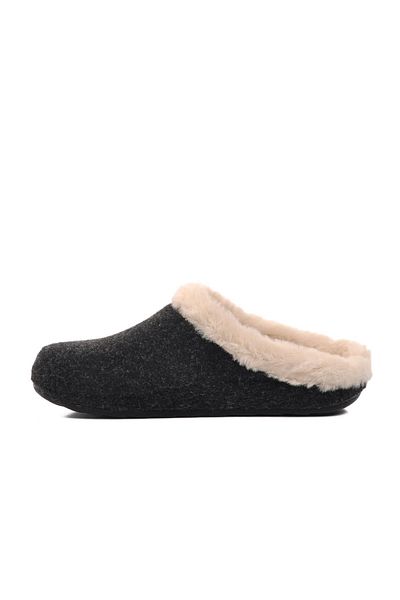 AYAKMOD Papuci de damă Bento K-9529 Z din material textil negru