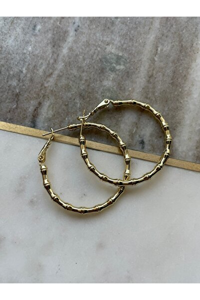 2020 Atelier Kemik Halka Küpe Kararmaz Çelik