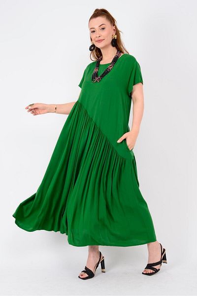 Park Moda AN5021 ROCHIE ASIMMETRICĂ CU MÂNECĂ SCURTĂ