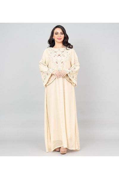 IKKXA Modern Embroidered Jalabiya