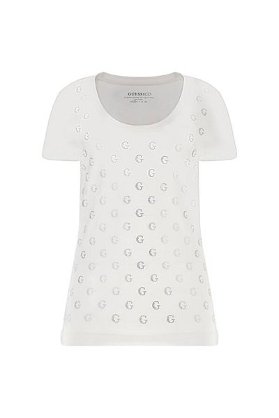 Guess Embellish Women's Slim Fit T-Shirt