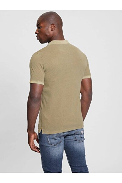 Guess Washed Men's Slim Fit Polo T-Shirt