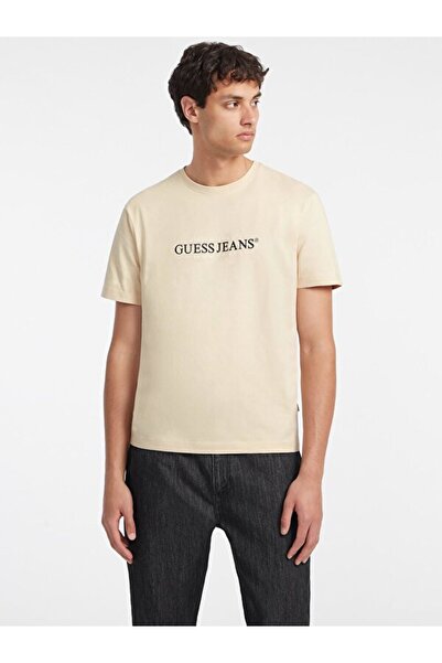 Guess Ανδρικό μπλουζάκι με κανονική εφαρμογή τζιν