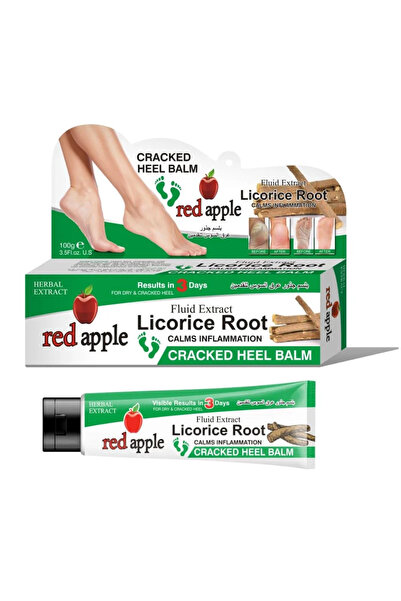 Red Apple كريم ترطيب القدمين بخلاصة عرق السوس