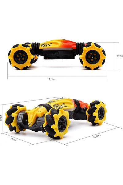 Yelajoy Offroad Remote Control Car,with Hand Motion Controls and Double Sided Rotating,for 5+ year old