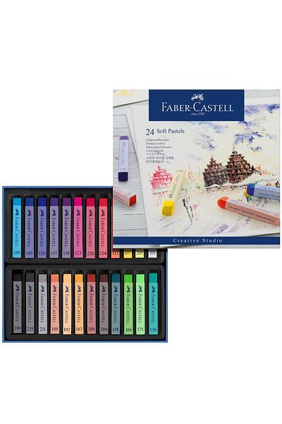 Faber Castell Faber-Castell Soft Pastel Pencils 24 Colors - 24