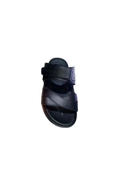 Handmade Handmade Leather Slippers for Men - Genuine Leather, Orthotic Insole, Suitable for Heel Pain and Diabetics