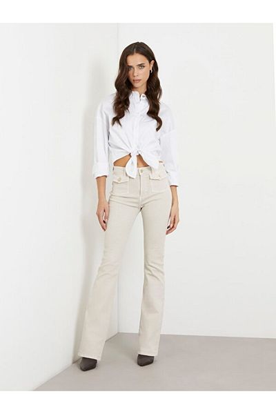 Guess Cămașă slim fit pentru femei Dea Bowed