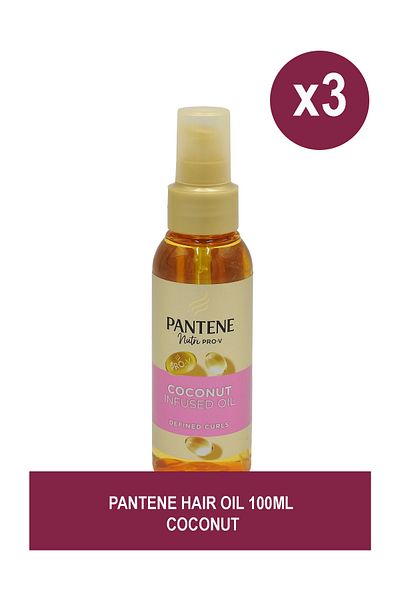 Pantene HAIR OIL 100ML COCONUT X 3