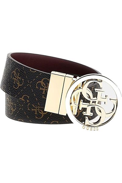 Guess Noelle Adj & Rev Pant Belt H35 Women's Brown Belt Bw9166P4235-Bnl