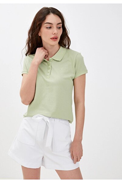 Guess Es Kadın Regular Fit Polo Yaka T-Shirt W1YP38RAQS0