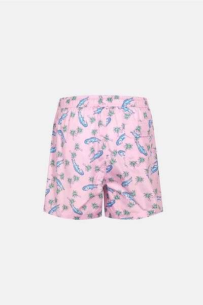 Dagi Mehrfarbiges Krokodilmuster. Kurze Shorts